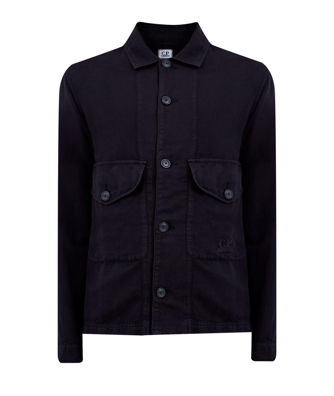 CP COMPANY Черная хлопковая куртка, фото 1