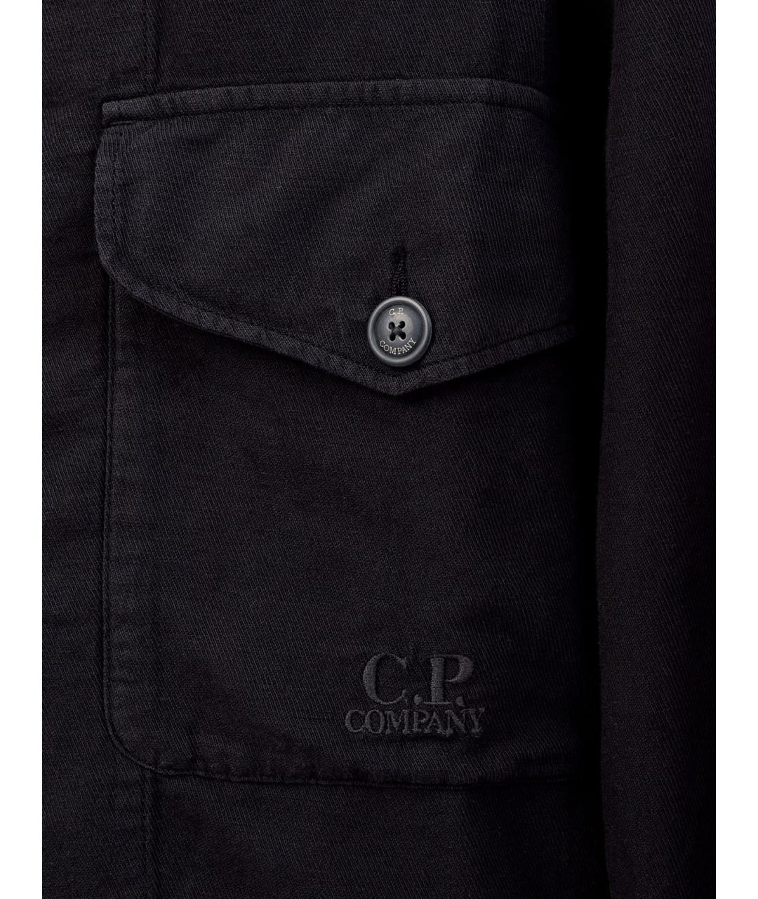 CP COMPANY Черная хлопковая куртка, фото 5