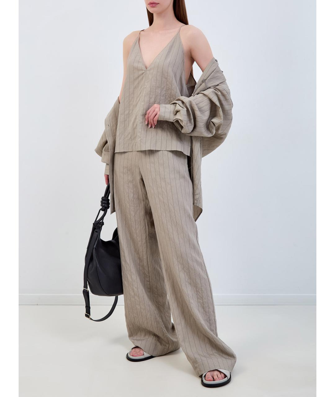 JACOB COHEN Бежевая майка, фото 2