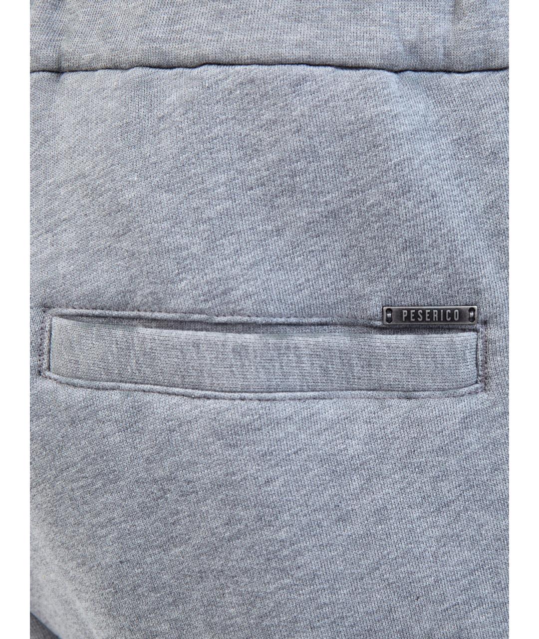 PESERICO Серые хлопковые повседневные брюки, фото 5