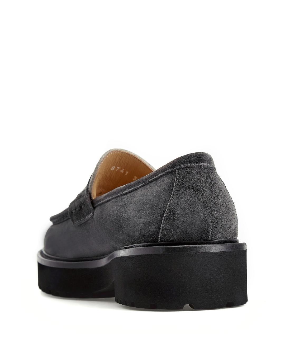 DOUCAL'S Серые замшевые лоферы, фото 3
