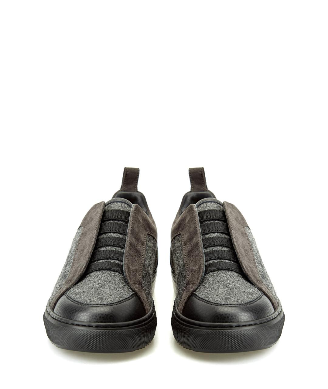 DOUCAL'S Мульти кожаные низкие кроссовки / кеды, фото 5