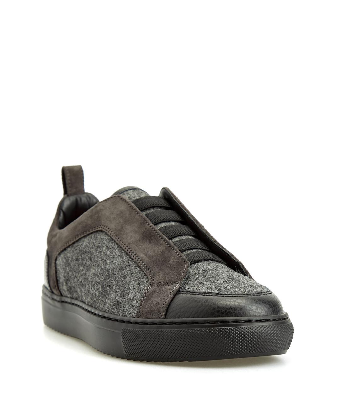 DOUCAL'S Мульти кожаные низкие кроссовки / кеды, фото 3