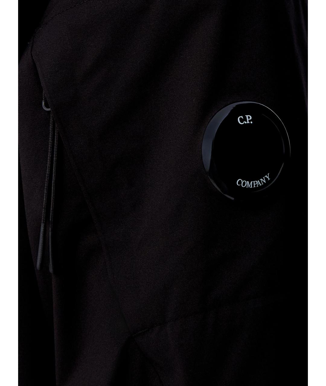 CP COMPANY Черная полиэстеровая куртка, фото 5