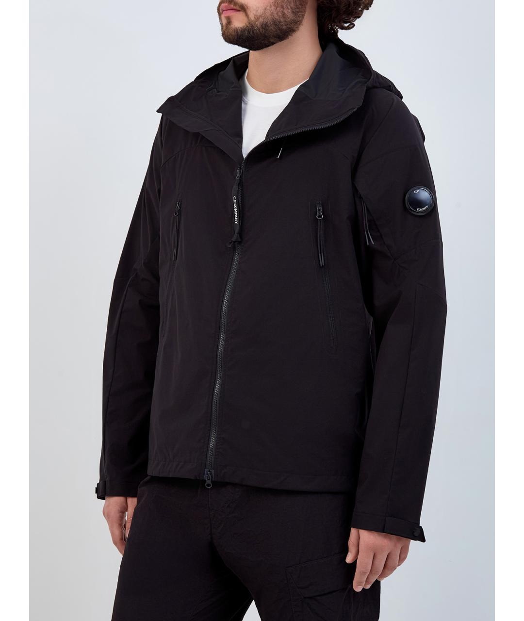 CP COMPANY Черная полиэстеровая куртка, фото 3