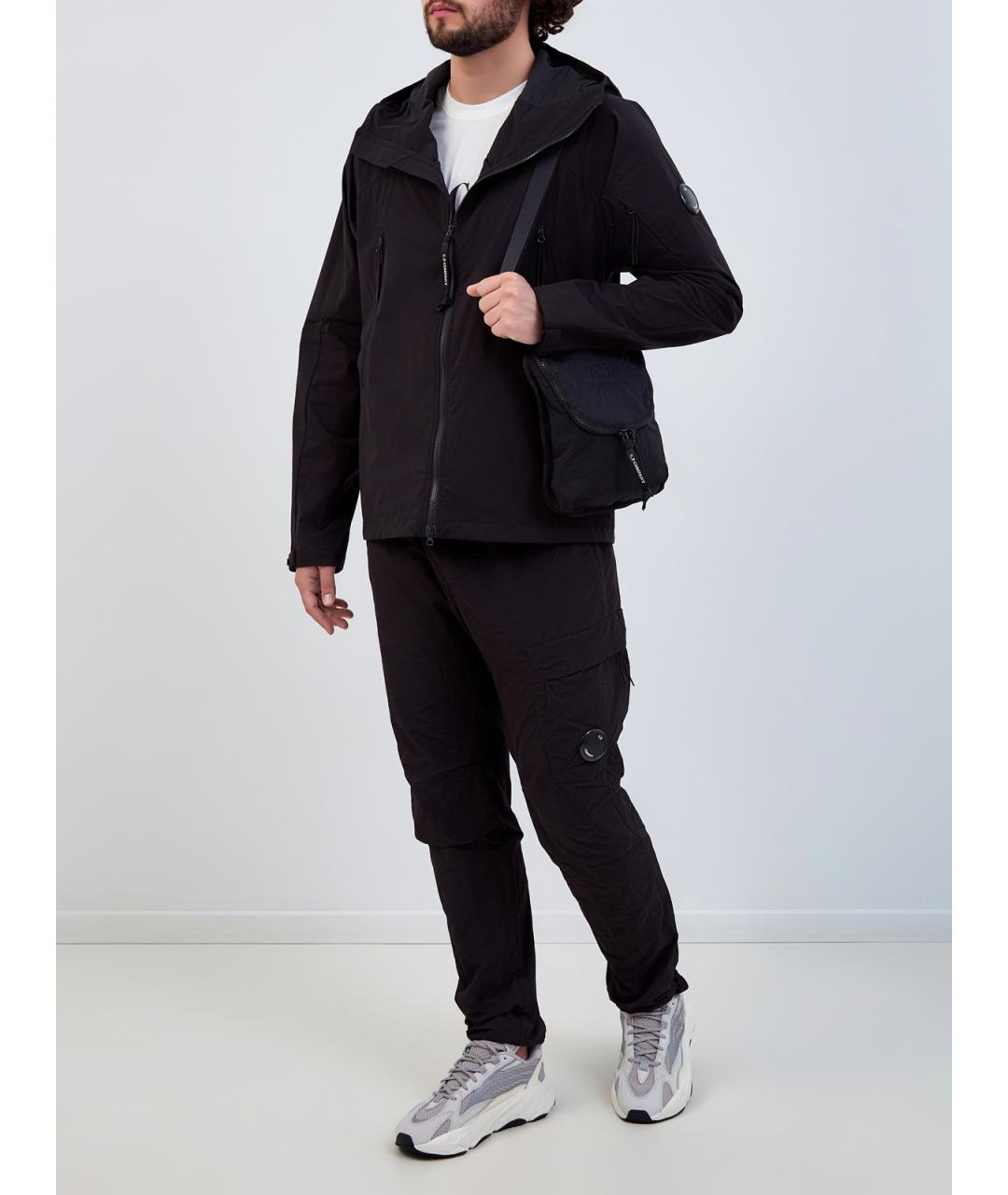 CP COMPANY Черная полиэстеровая куртка, фото 2