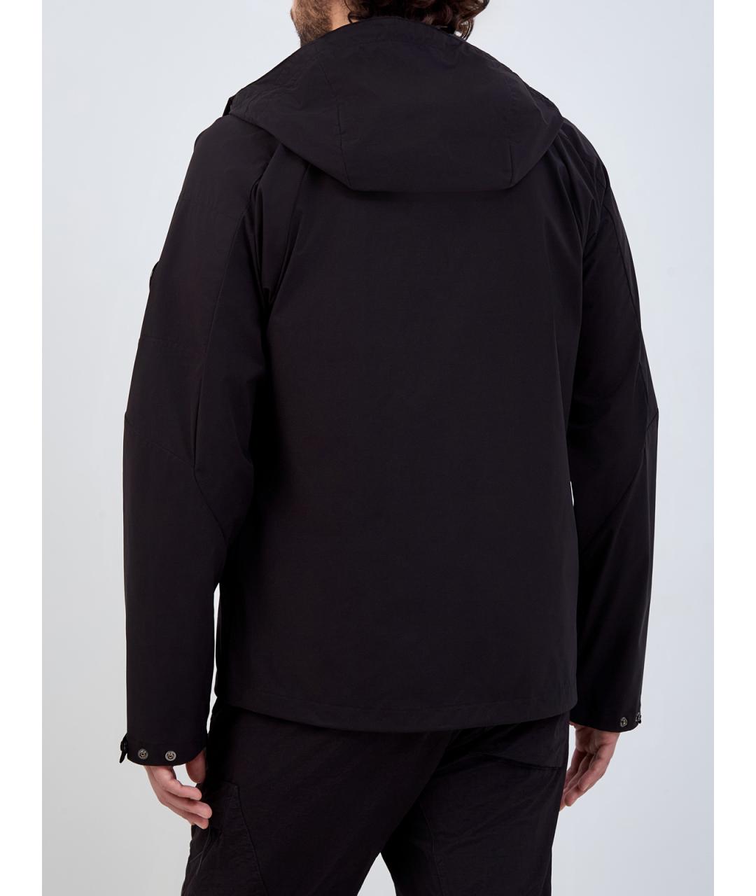 CP COMPANY Черная полиэстеровая куртка, фото 4