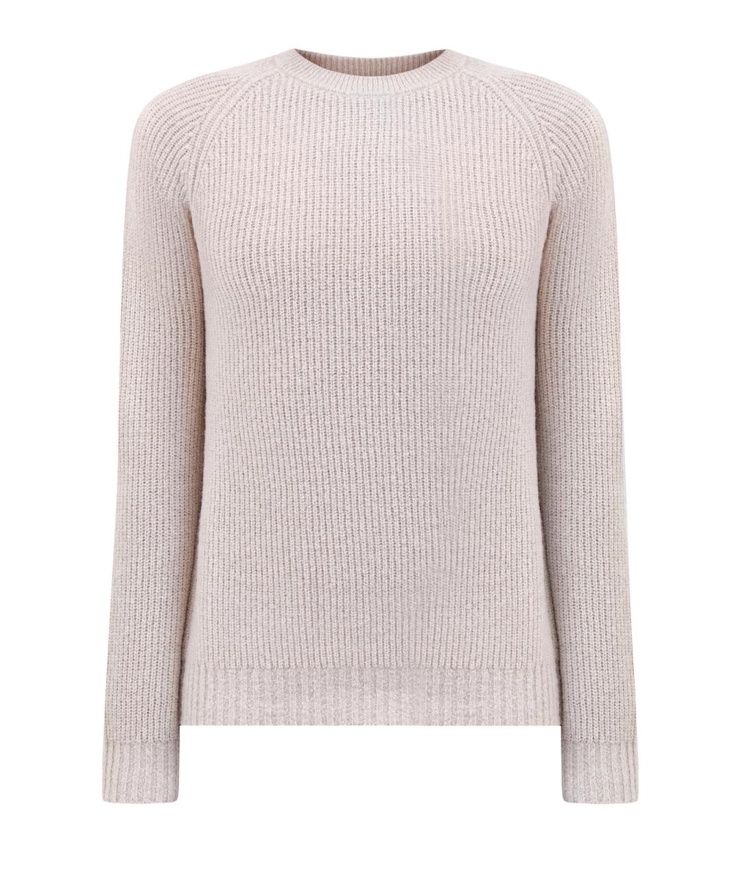 PESERICO Бежевый шерстяной джемпер / свитер, фото 1