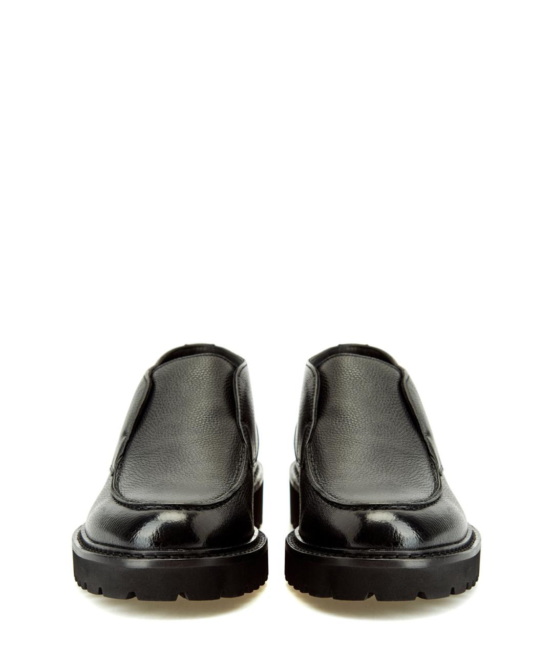 DOUCAL'S Черные кожаные лоферы, фото 5