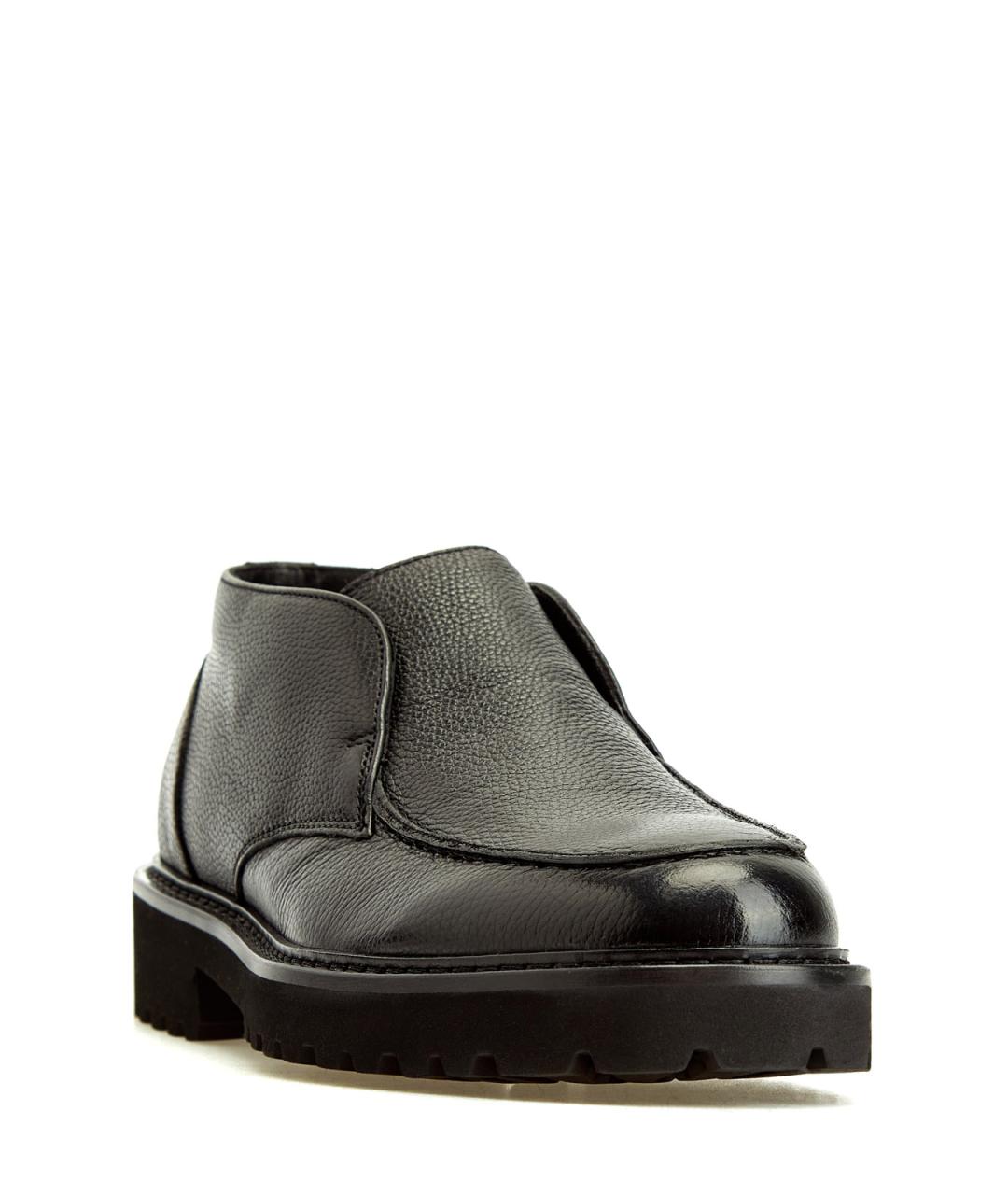 DOUCAL'S Черные кожаные лоферы, фото 3