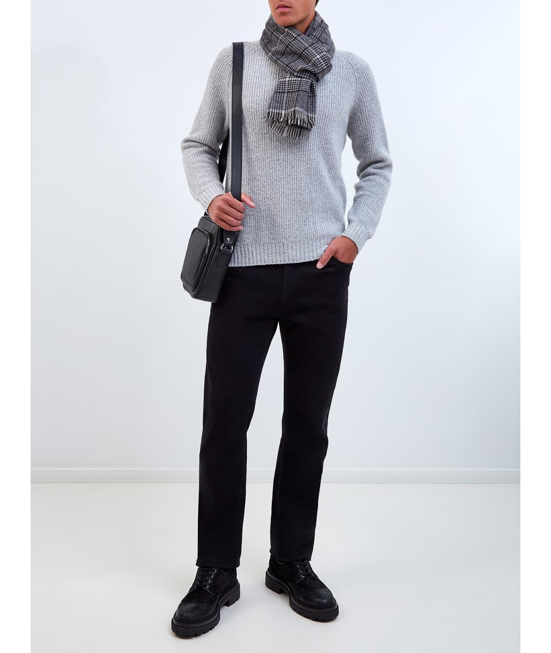 PESERICO Серый шерстяной джемпер / свитер, фото 2