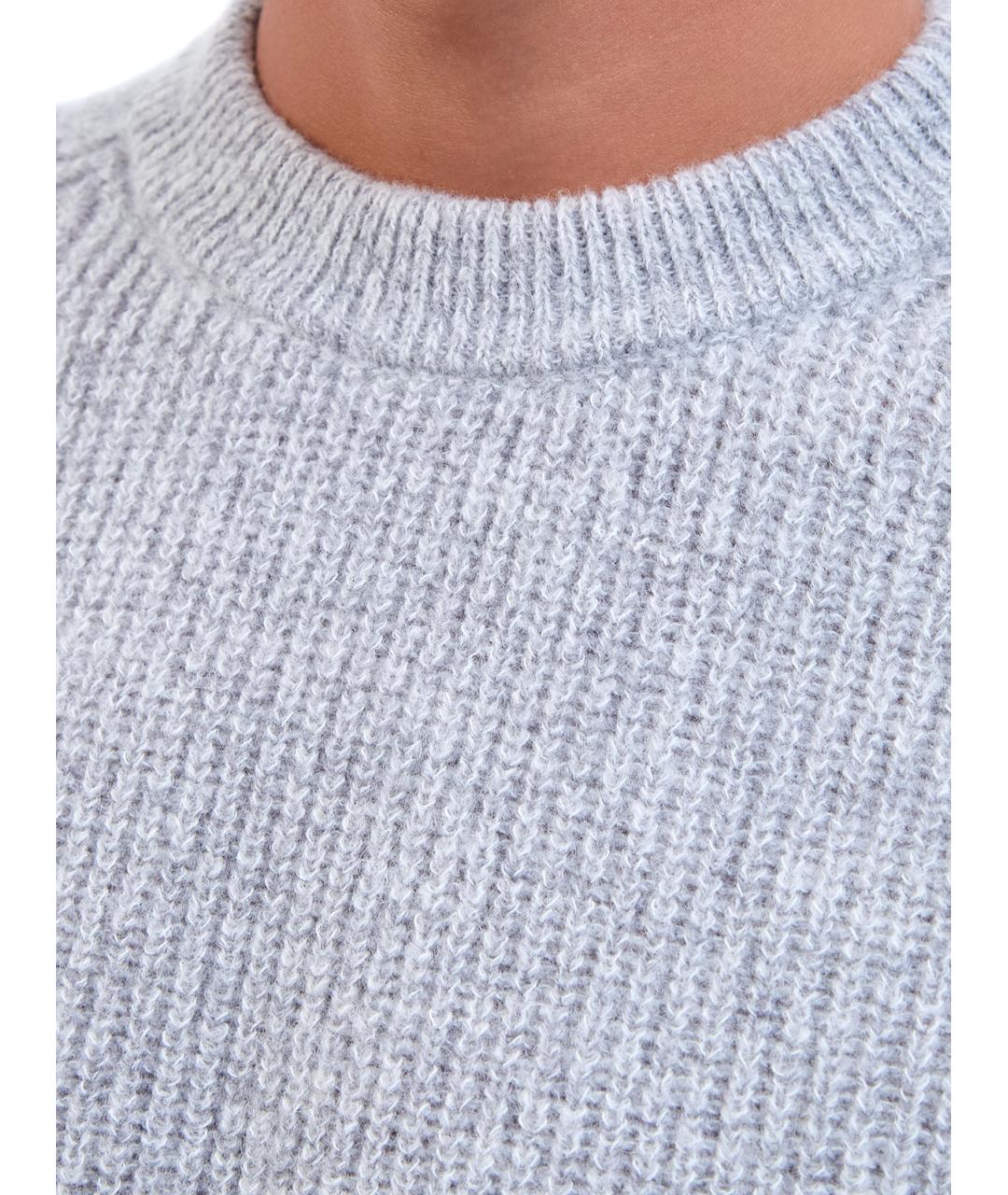 PESERICO Серый шерстяной джемпер / свитер, фото 5