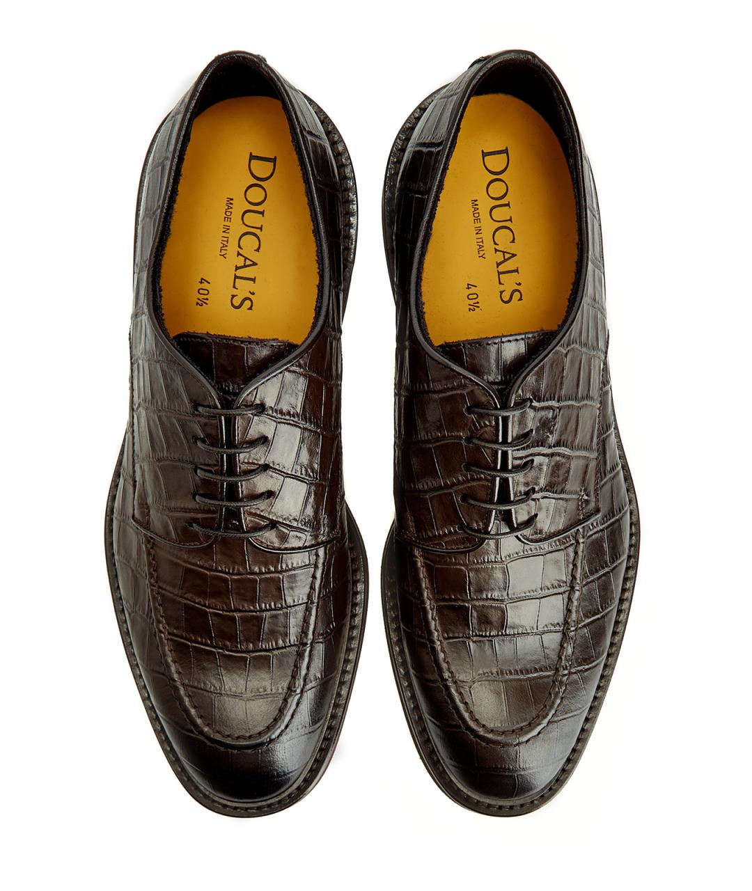 DOUCAL'S Коричневые кожаные туфли, фото 6