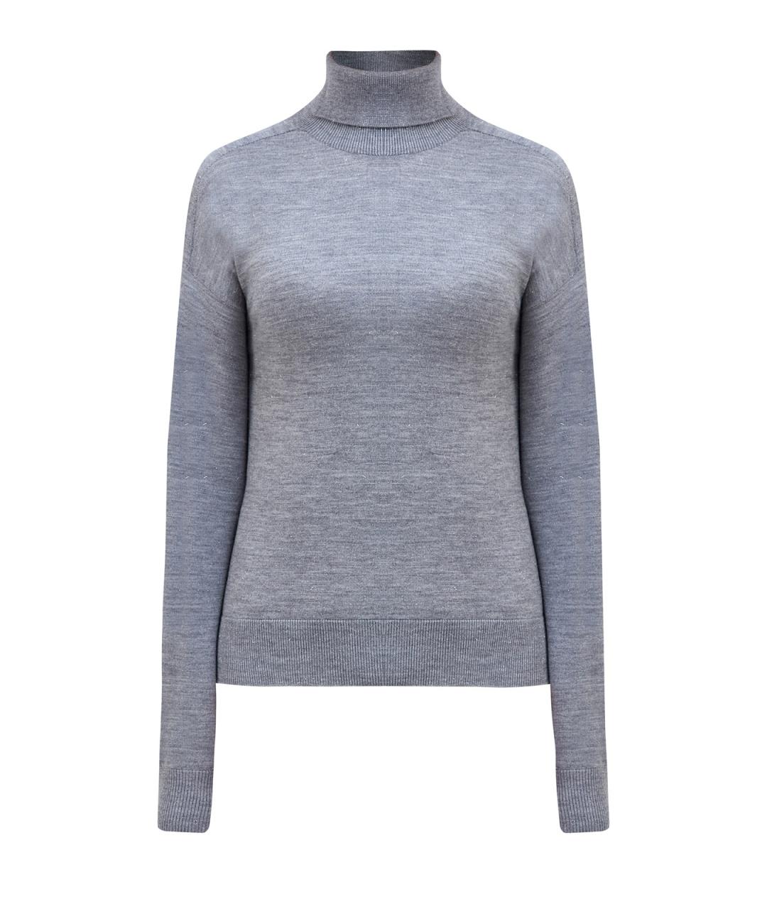 PESERICO Серый шерстяной джемпер / свитер, фото 1
