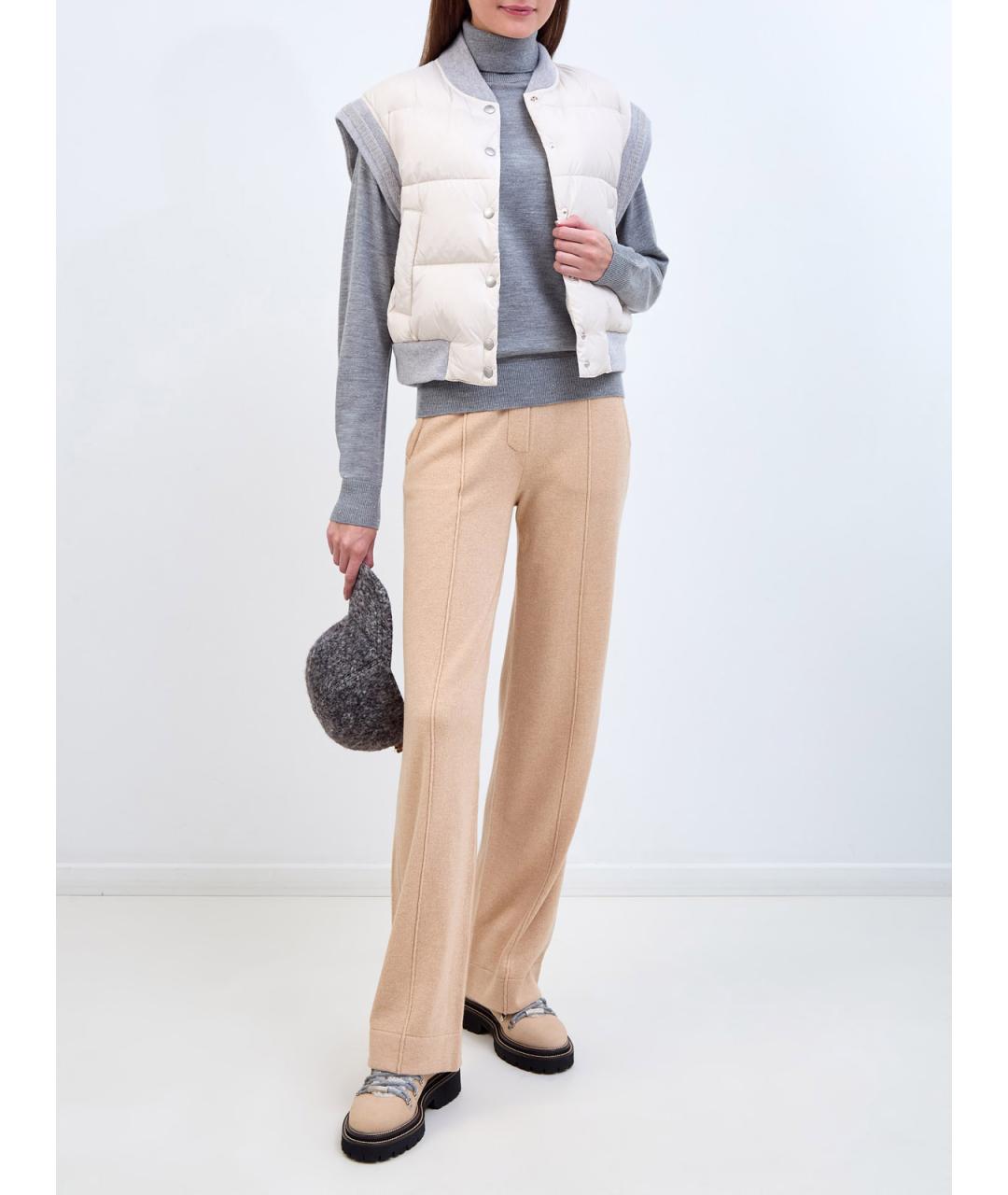 PESERICO Серый шерстяной джемпер / свитер, фото 2