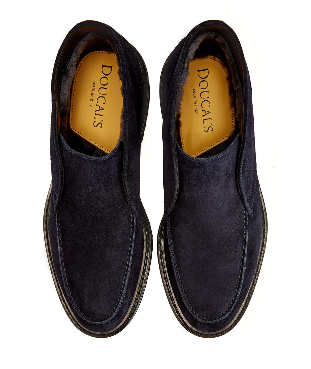 DOUCAL'S Синие замшевые лоферы, фото 6