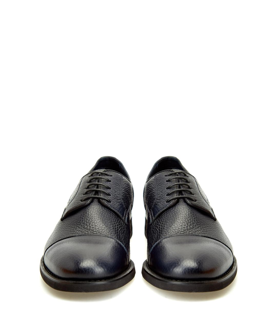BARRETT Темно-синие кожаные туфли, фото 5