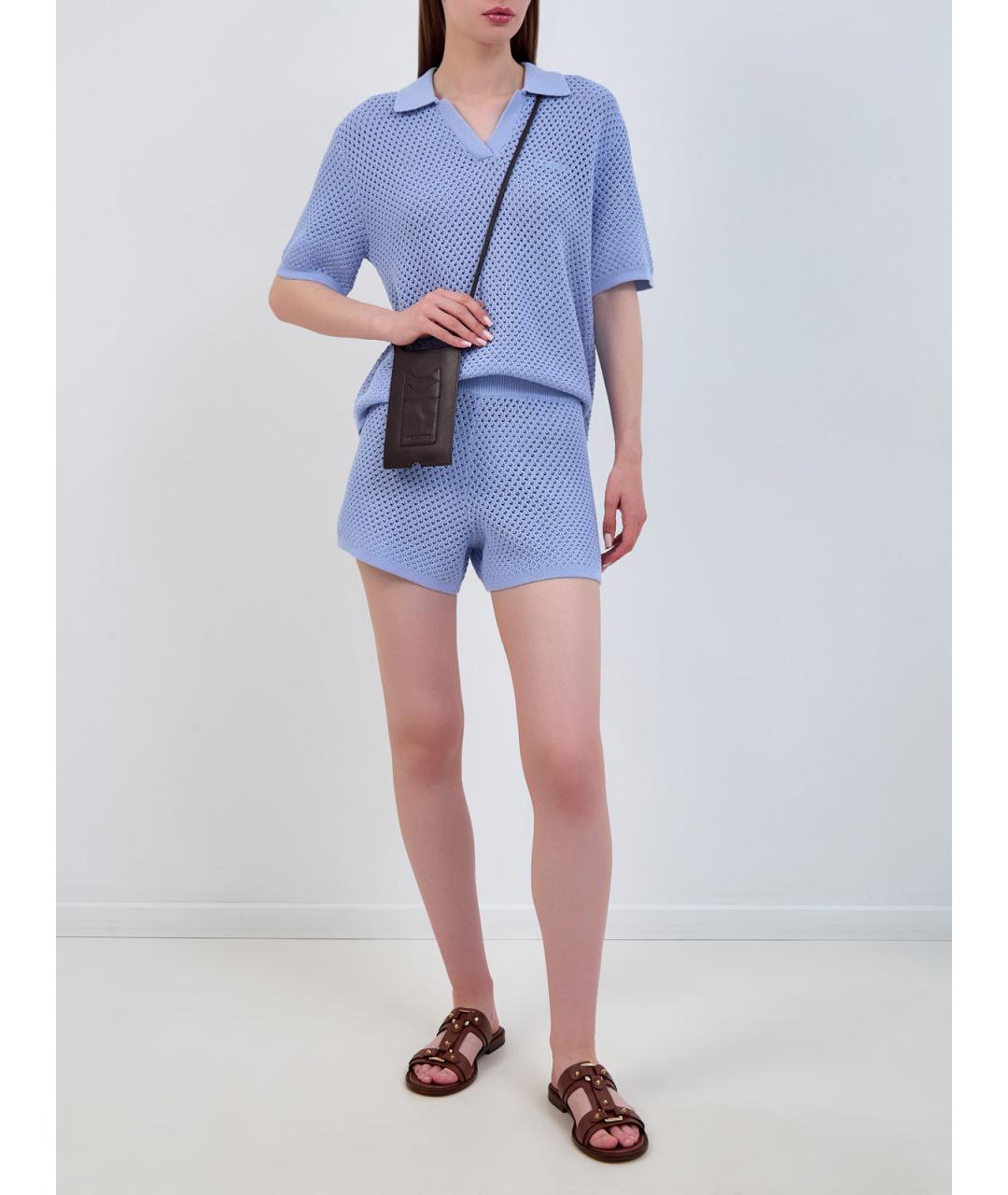 MC2 SAINT BARTH Голубая футболка, фото 2