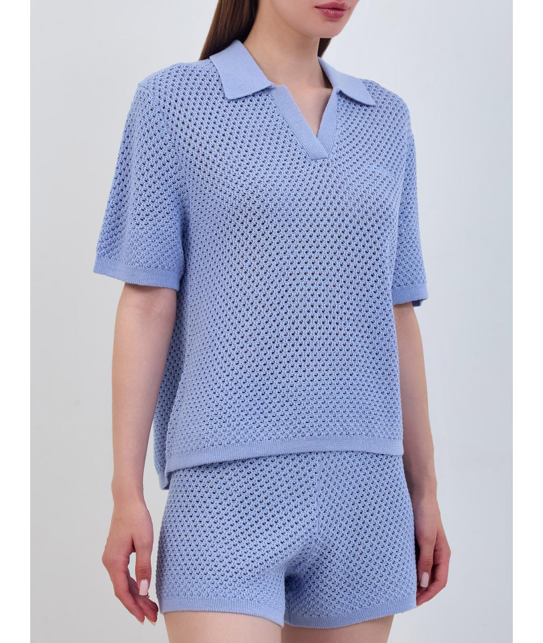 MC2 SAINT BARTH Голубая футболка, фото 3