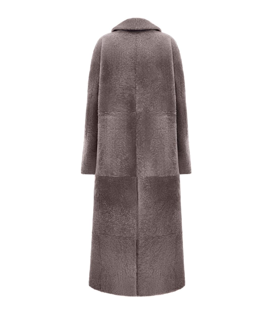 BLANCHA Серое меховое пальто, фото 2
