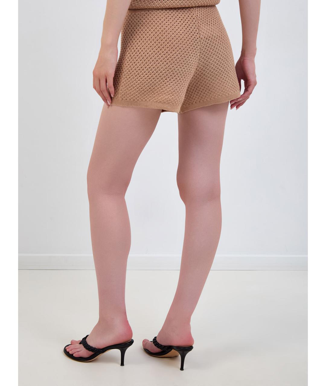 MC2 SAINT BARTH Бежевые шорты, фото 4