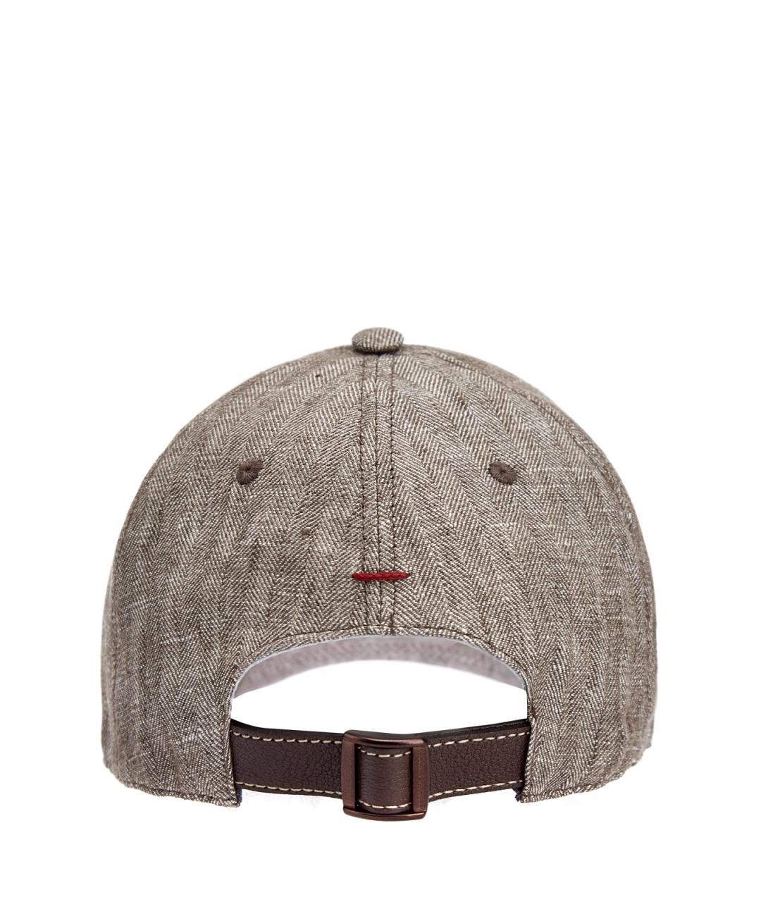 BRUNELLO CUCINELLI Льняная кепка/бейсболка, фото 4