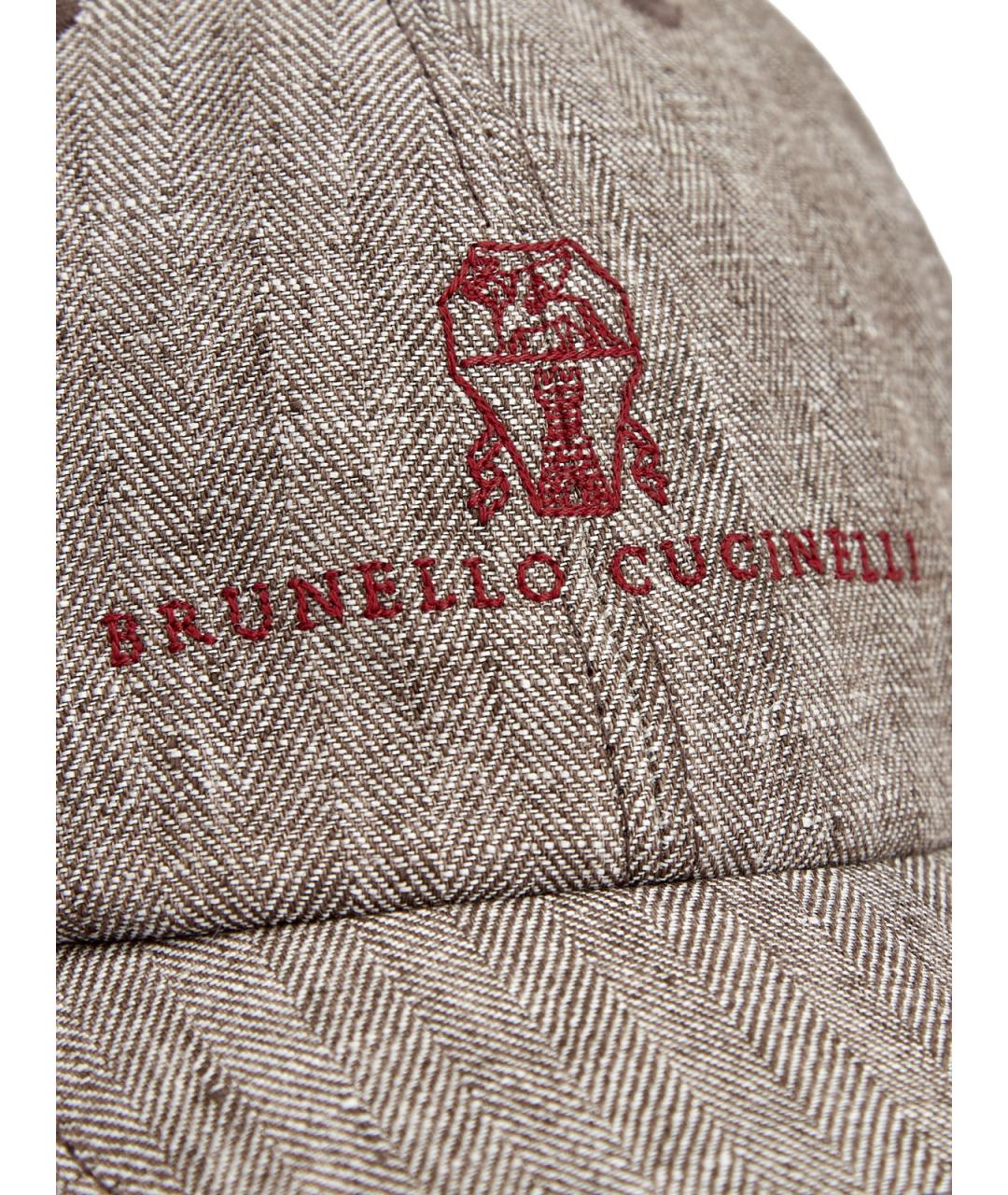 BRUNELLO CUCINELLI Льняная кепка/бейсболка, фото 5