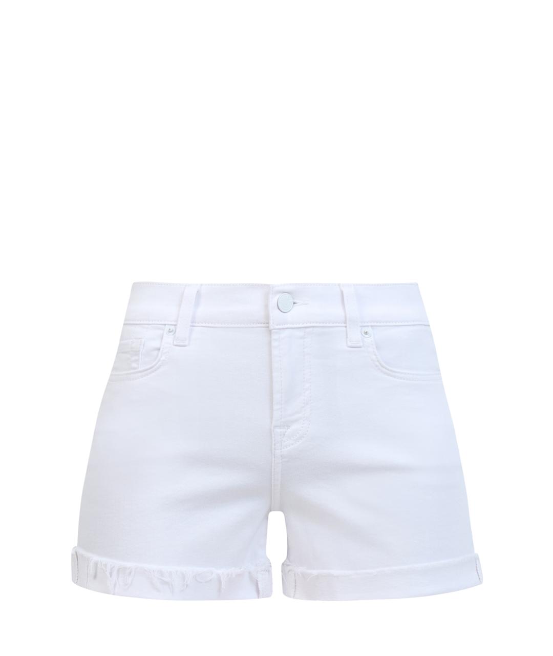 7 FOR ALL MANKIND Белые хлопковые шорты, фото 1