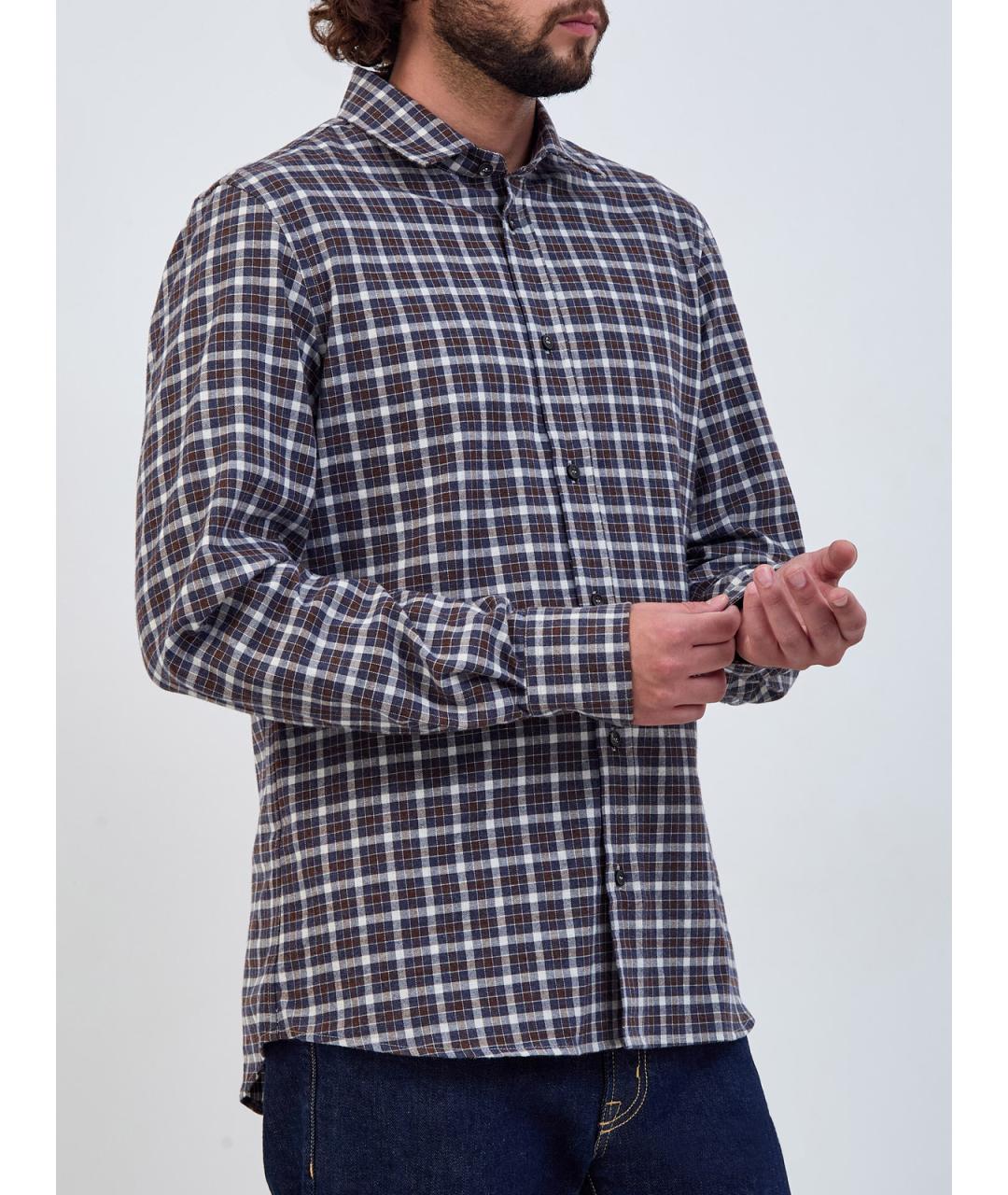 PESERICO Мульти хлопковая кэжуал рубашка, фото 3