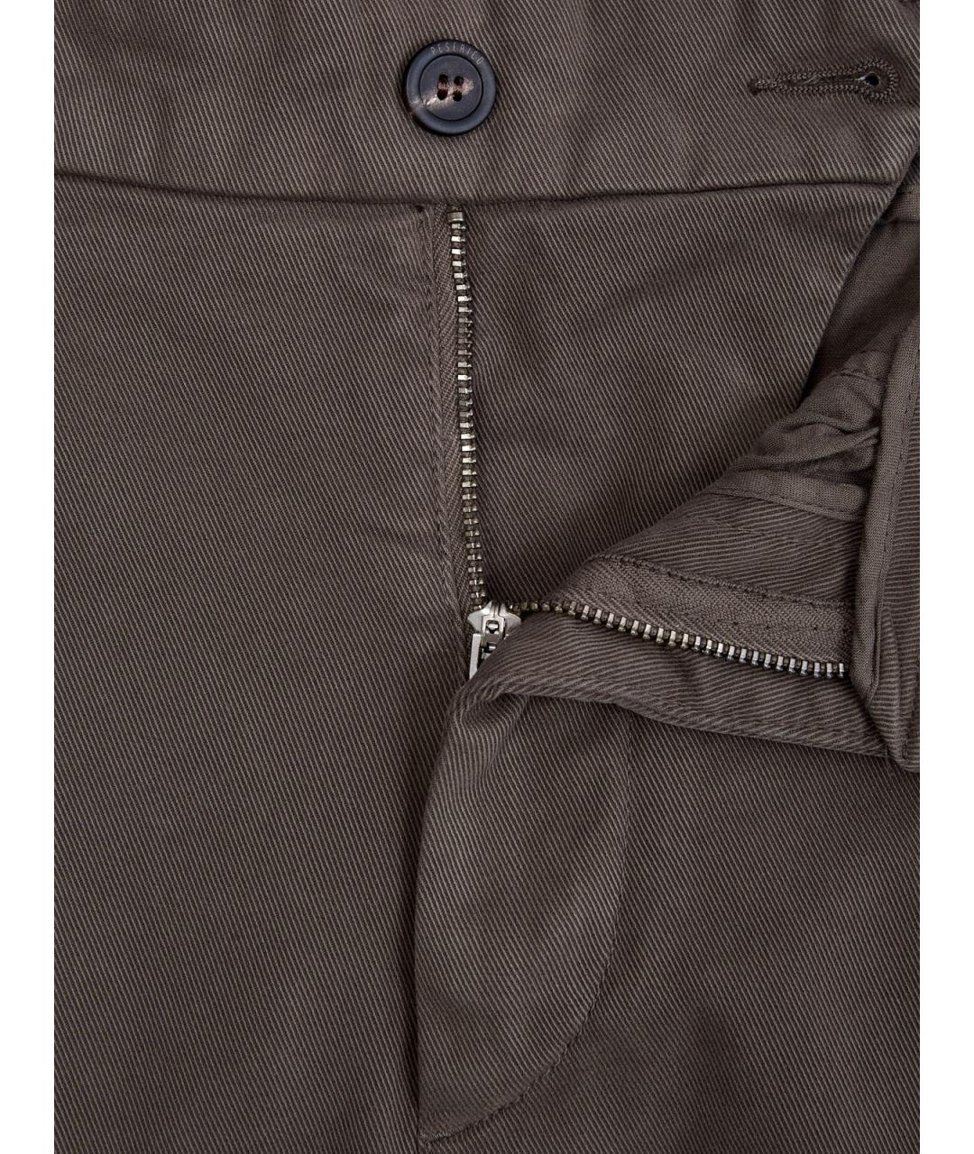 PESERICO Зеленые хлопковые повседневные брюки, фото 6