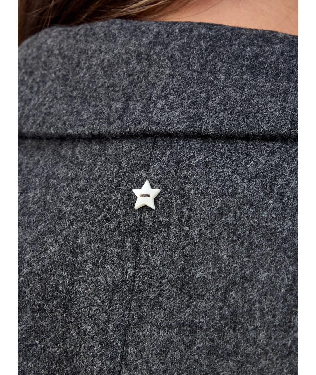 LORENA ANTONIAZZI Серый шерстяной жакет/пиджак, фото 5