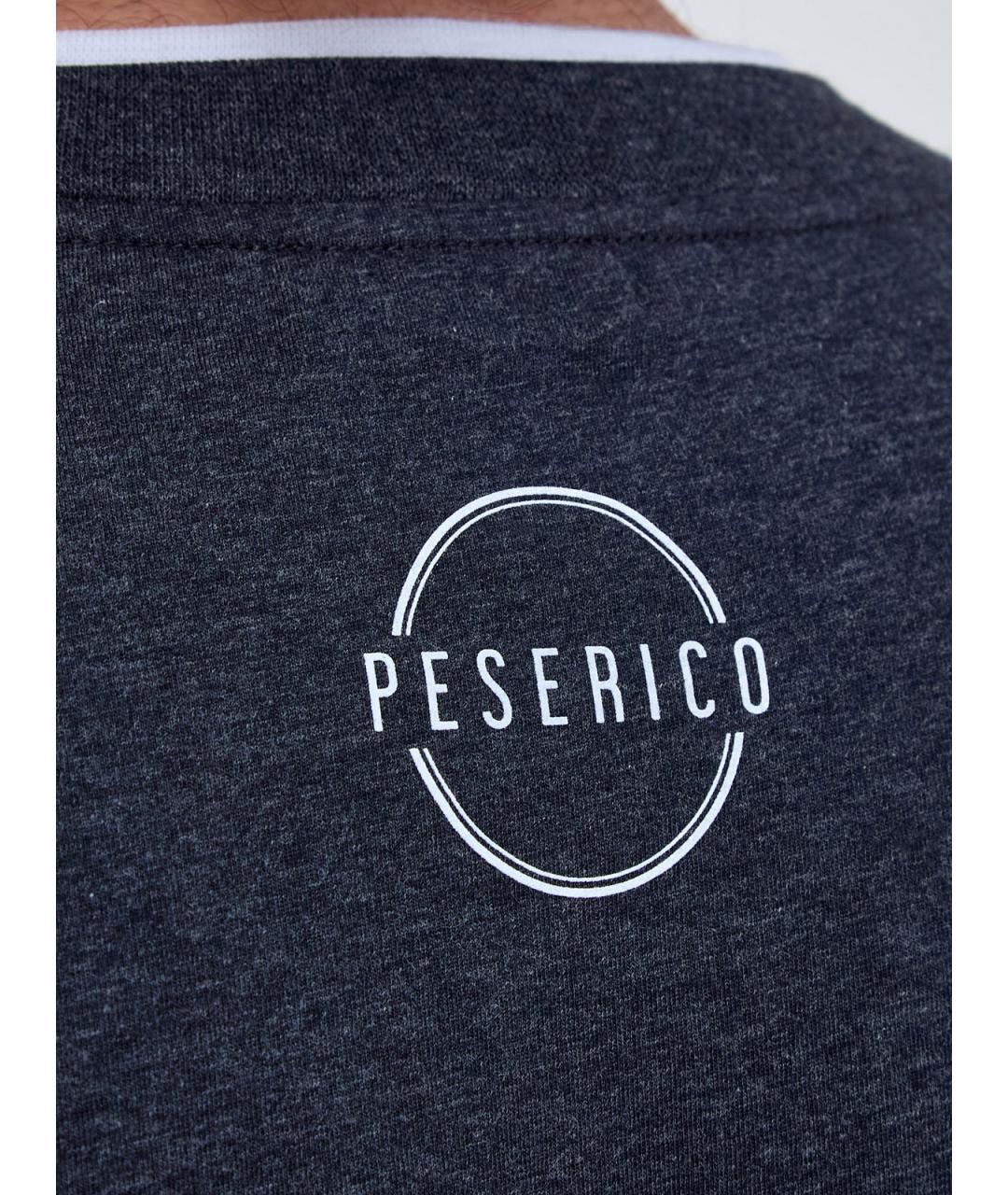 PESERICO Серая хлопковая футболка, фото 5