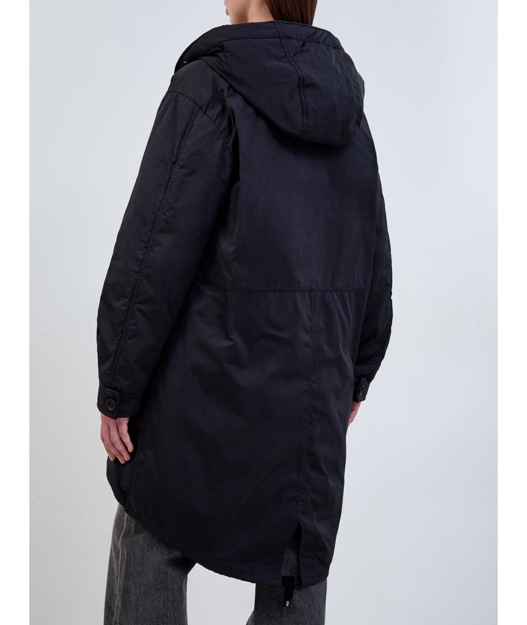 LORENA ANTONIAZZI Черная полиэстеровая парка, фото 5