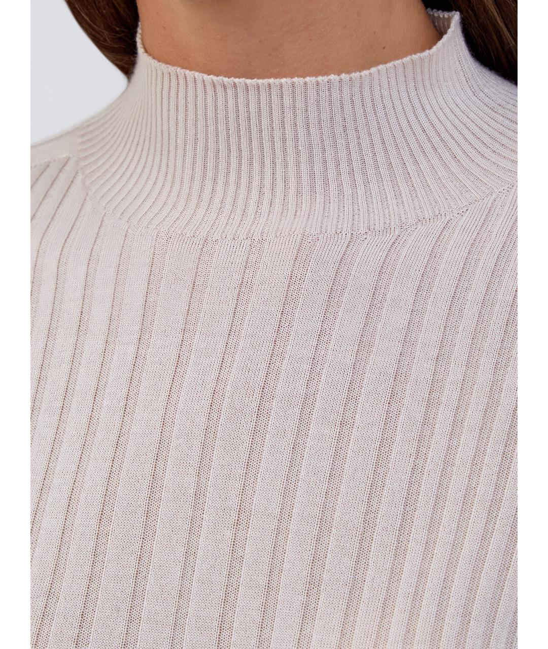 PESERICO Бежевая кашемировая водолазка, фото 5