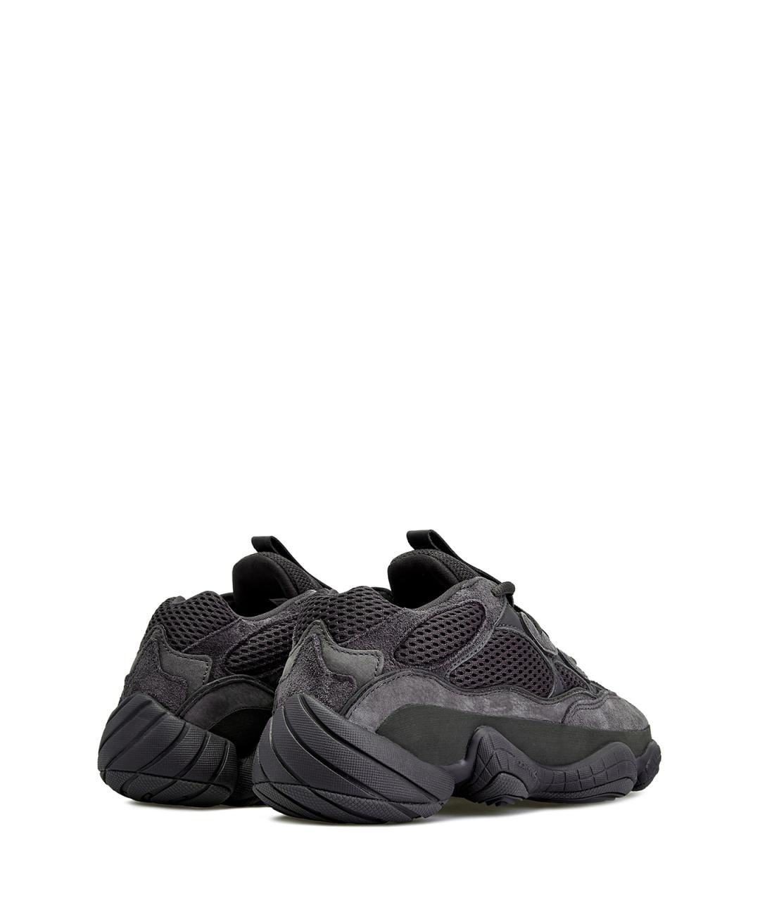 YEEZY Черные замшевые низкие кроссовки / кеды, фото 3