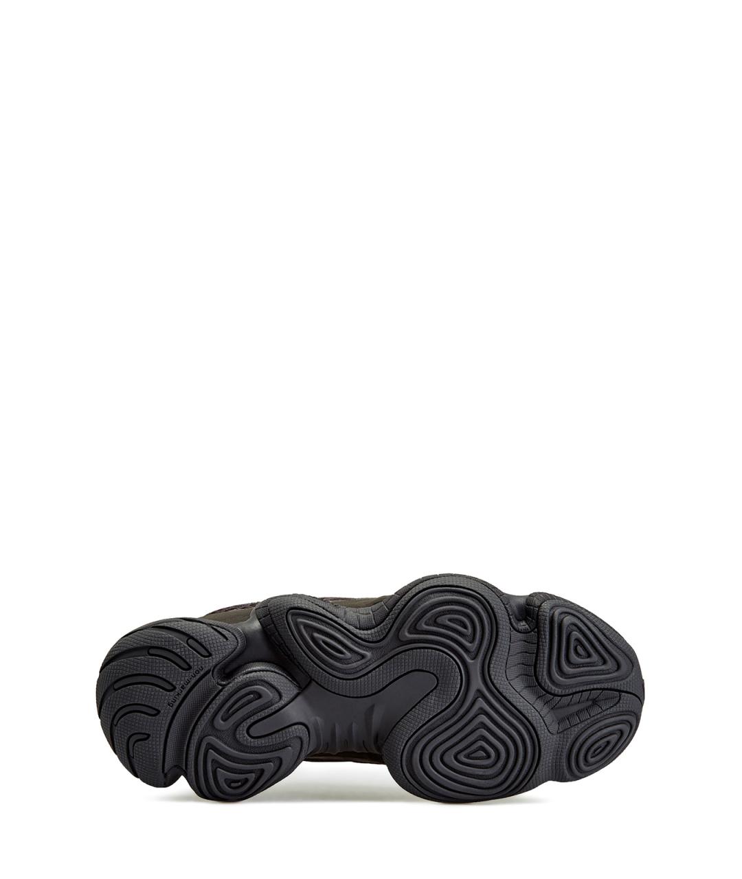 YEEZY Черные замшевые низкие кроссовки / кеды, фото 6