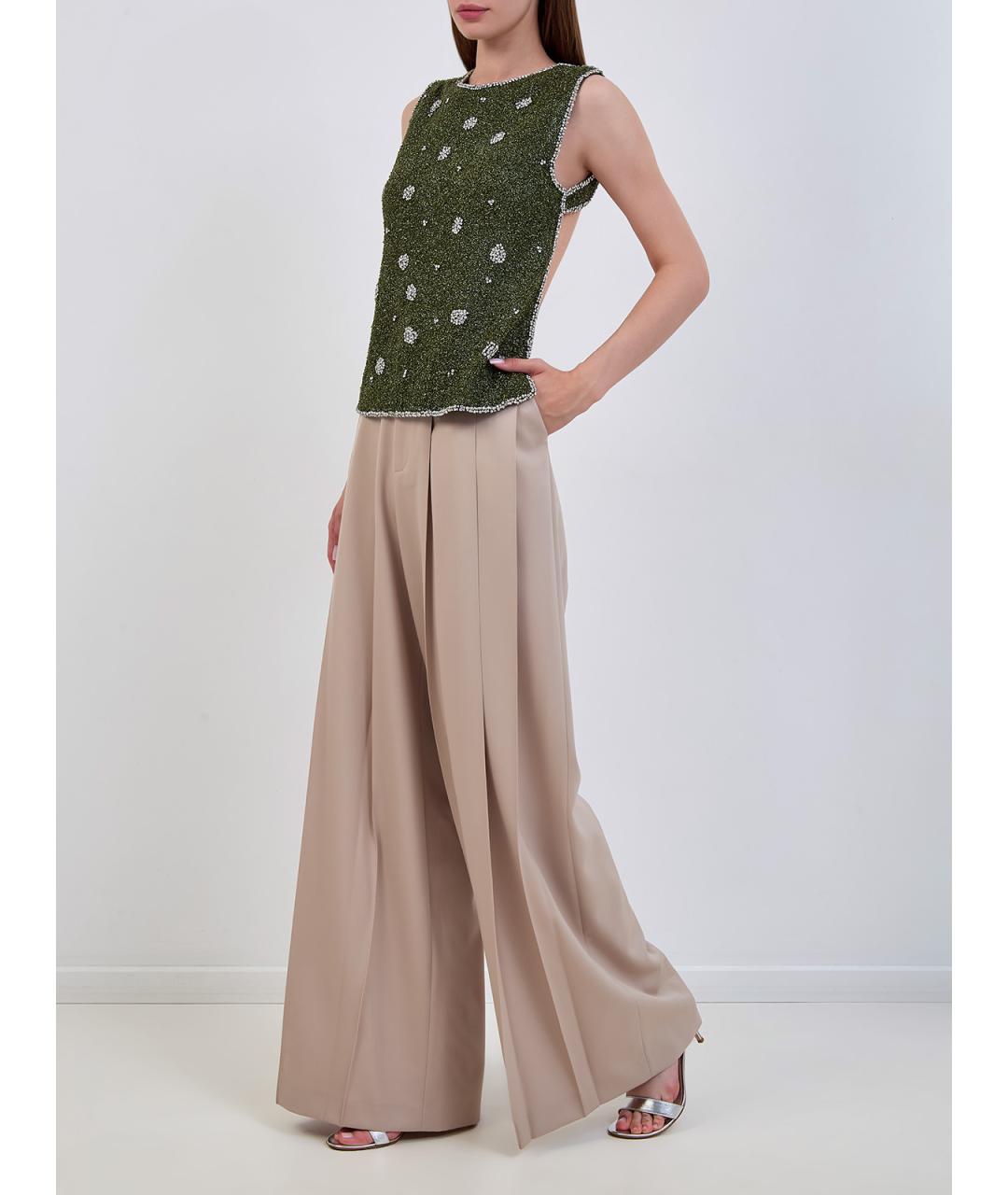 GIUSEPPE DI MORABITO Зеленая полиамидовая блузы, фото 2