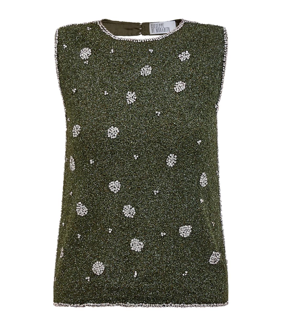 GIUSEPPE DI MORABITO Зеленая полиамидовая блузы, фото 1