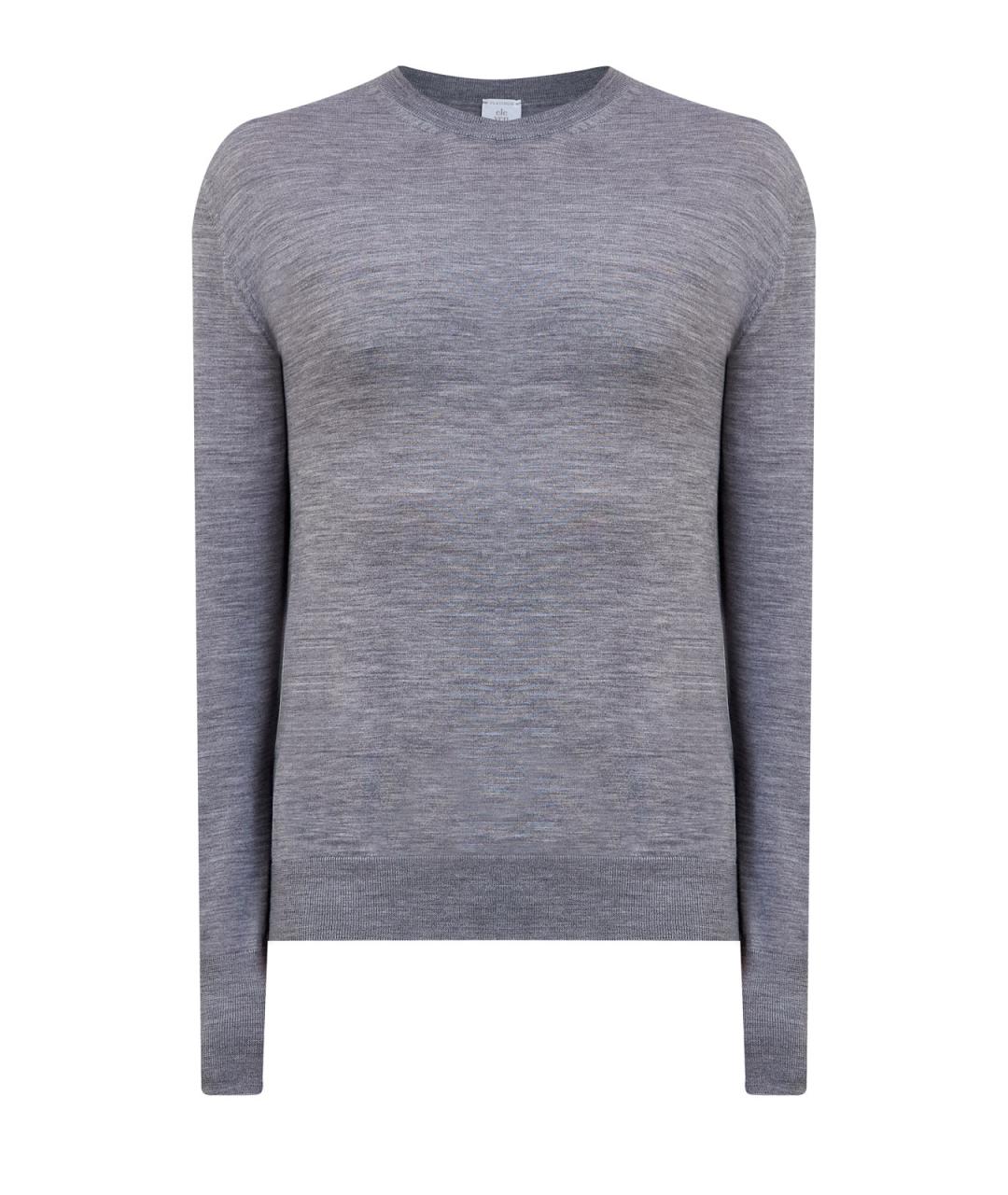 ELEVENTY Серый шерстяной джемпер / свитер, фото 1