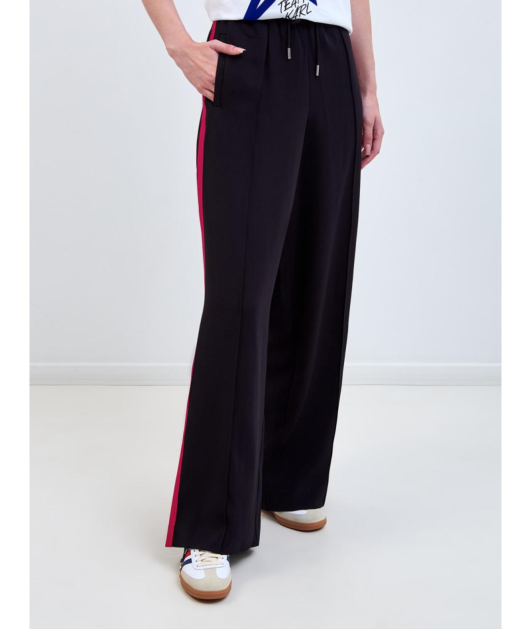 KARL LAGERFELD Черные прямые брюки, фото 3