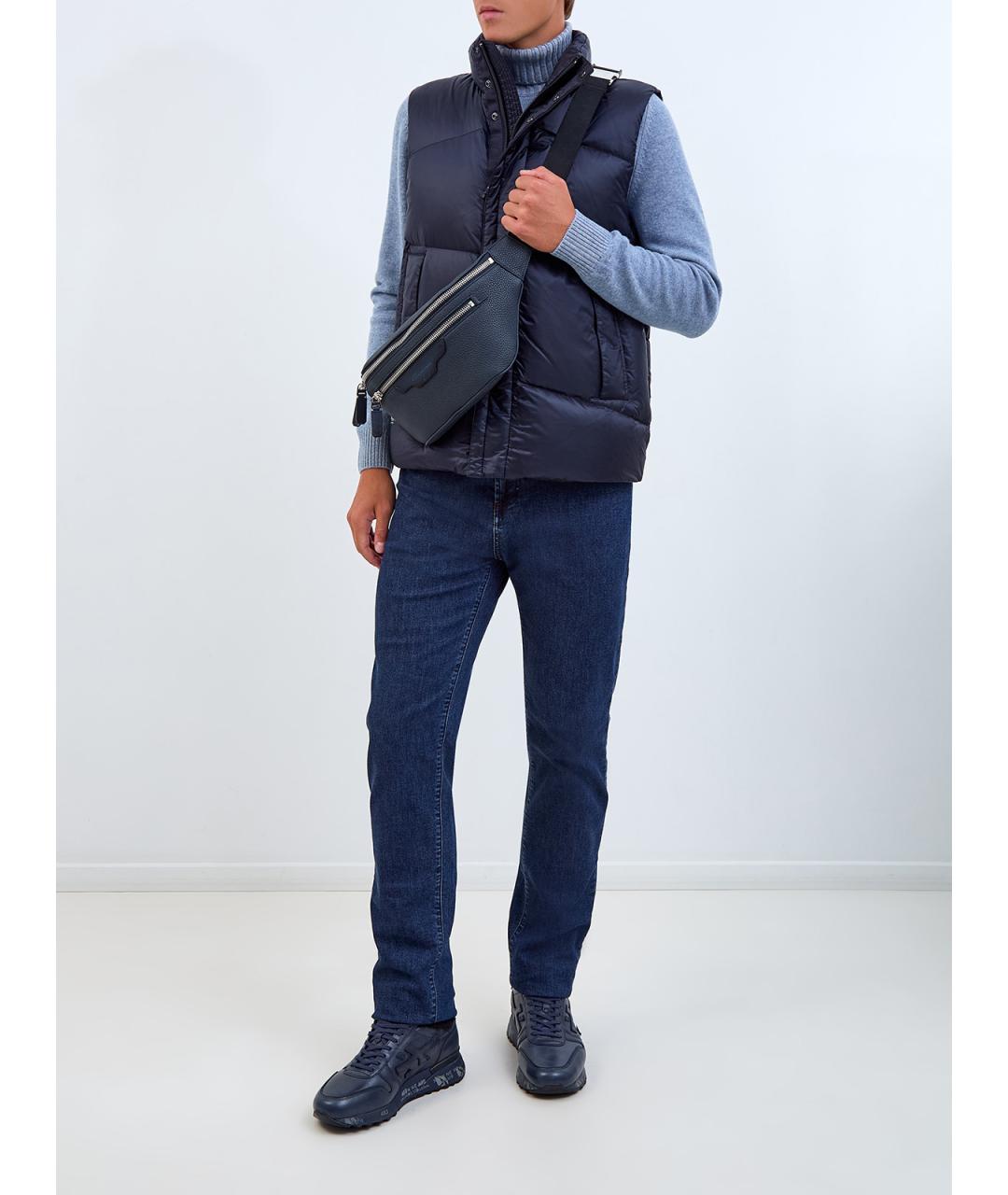 WOOLRICH Синий полиамидовый жилет, фото 2