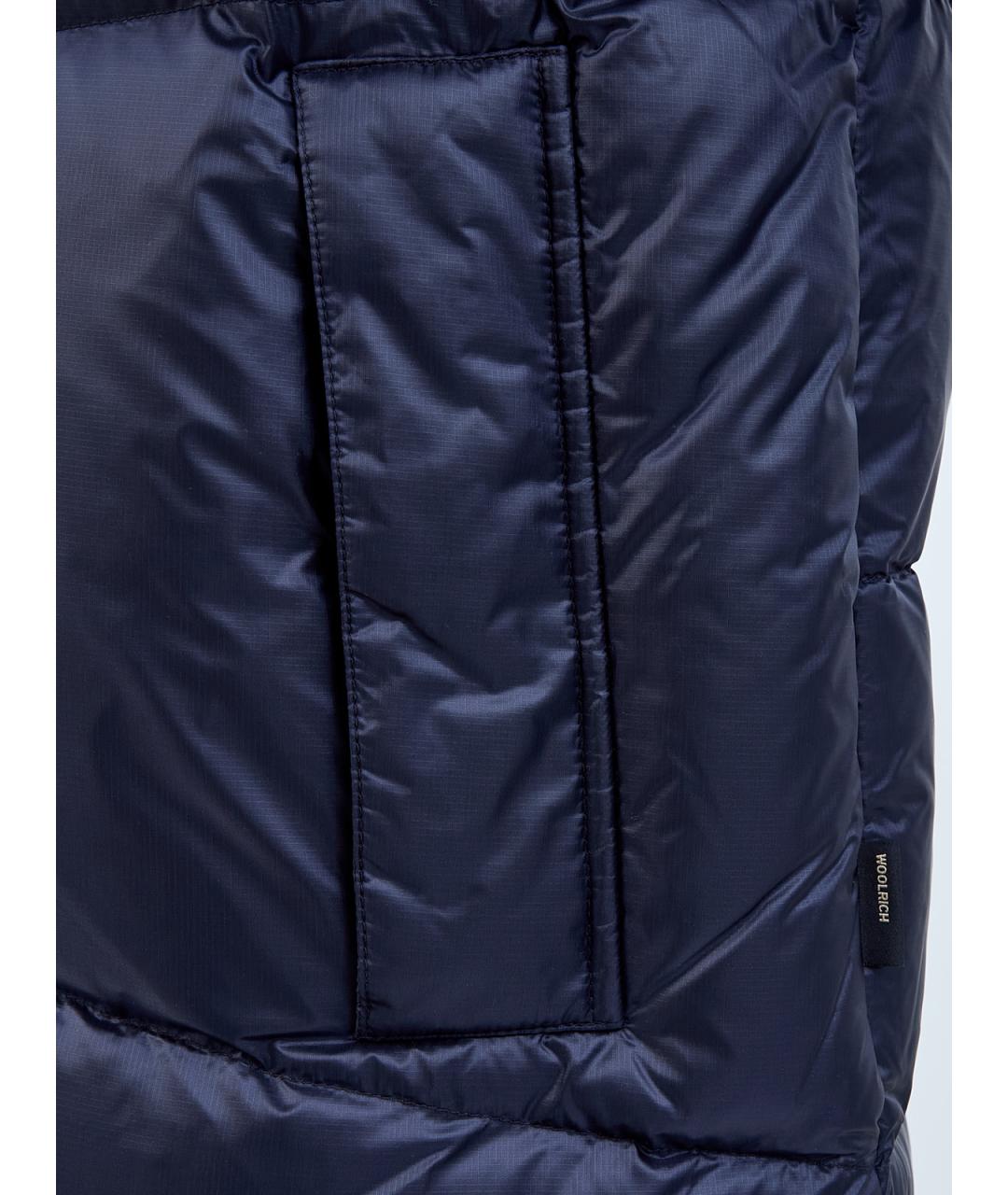 WOOLRICH Синий полиамидовый жилет, фото 5