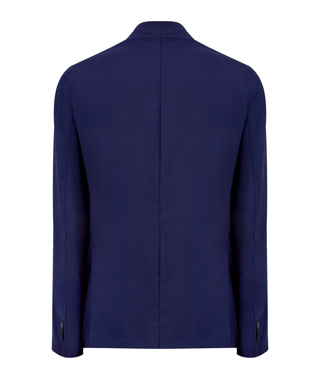 L.B.M. 1911 Синий шерстяной пиджак, фото 2