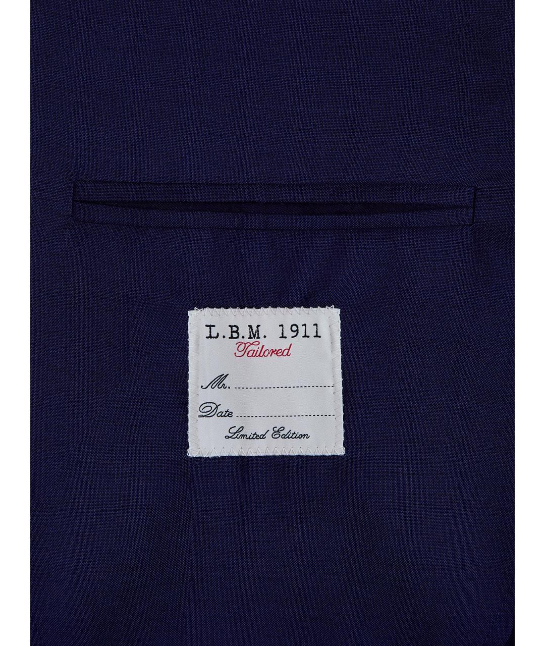 L.B.M. 1911 Синий шерстяной пиджак, фото 5