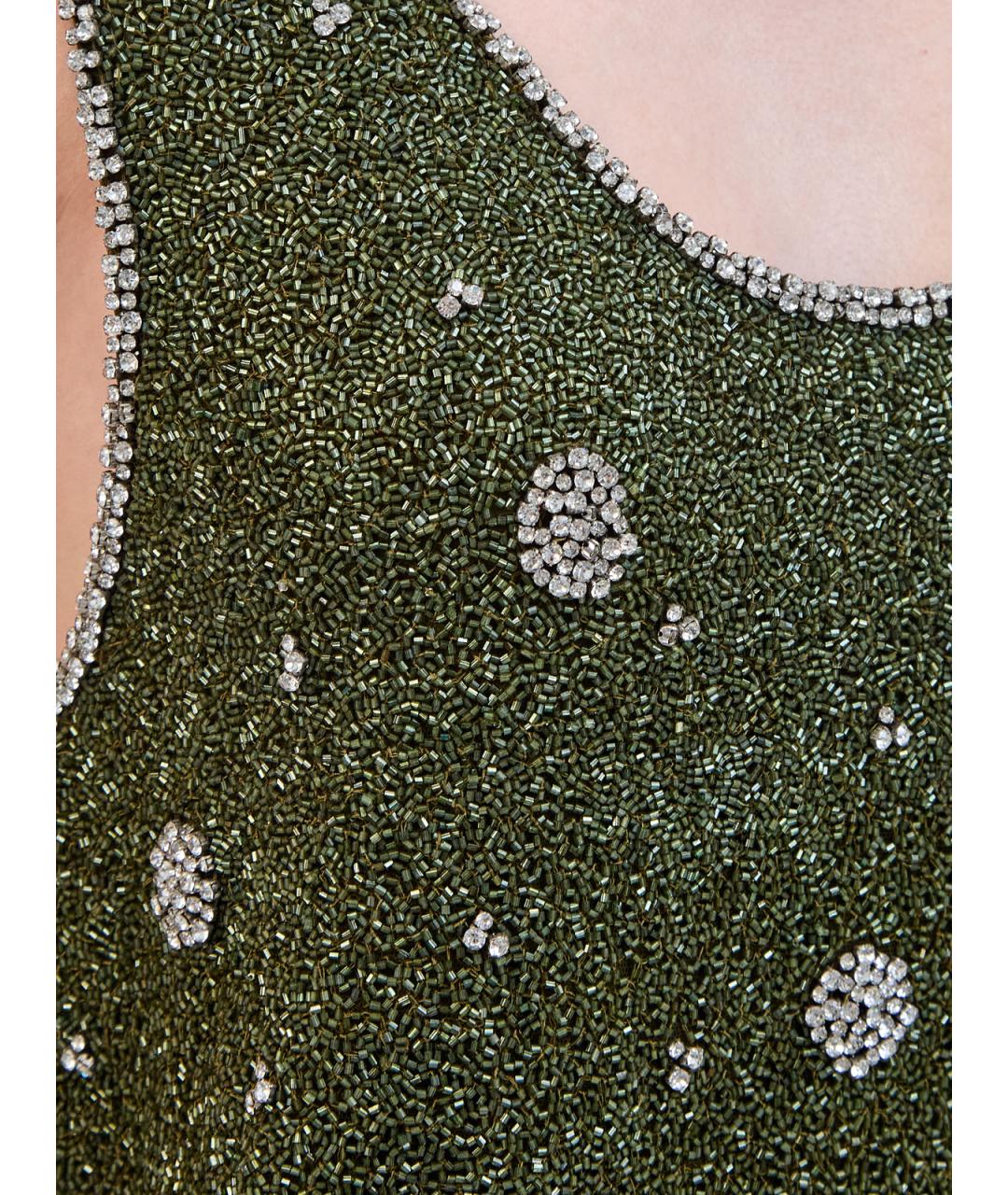 GIUSEPPE DI MORABITO Зеленая полиамидовая блузы, фото 3