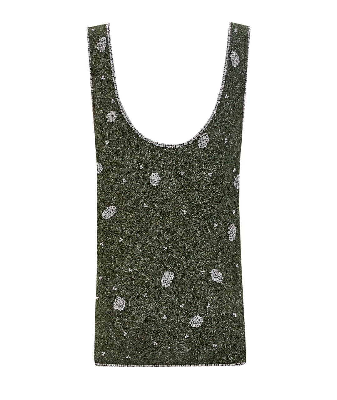 GIUSEPPE DI MORABITO Зеленая полиамидовая блузы, фото 2