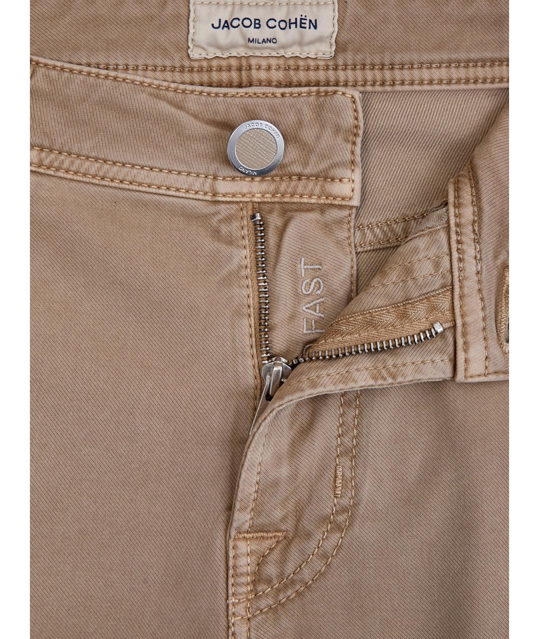 JACOB COHEN Бежевые повседневные брюки, фото 6