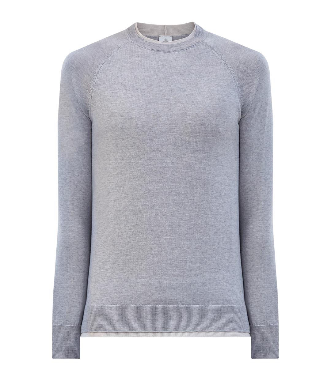 ELEVENTY Серый шерстяной джемпер / свитер, фото 1