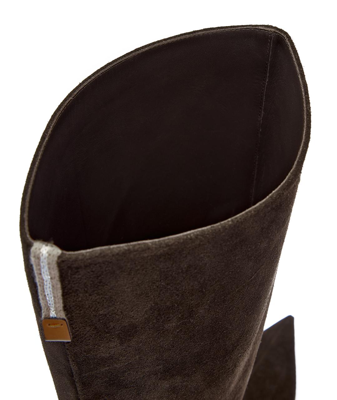 LORENA ANTONIAZZI Коричневые замшевые сапоги, фото 6