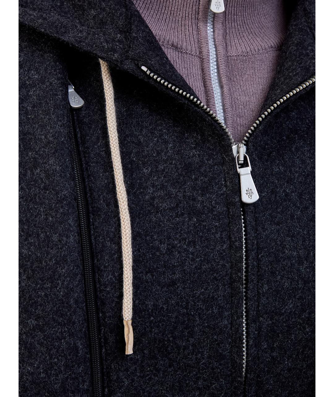 ELEVENTY Серый шерстяной пиджак, фото 6